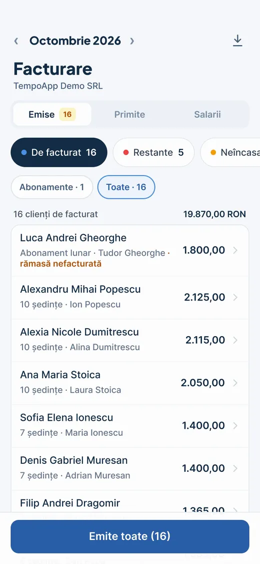 Facturile ies din prezențe, pe telefon