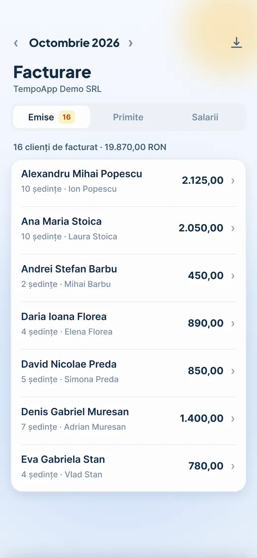 Factura iese din prezențe, pe telefon